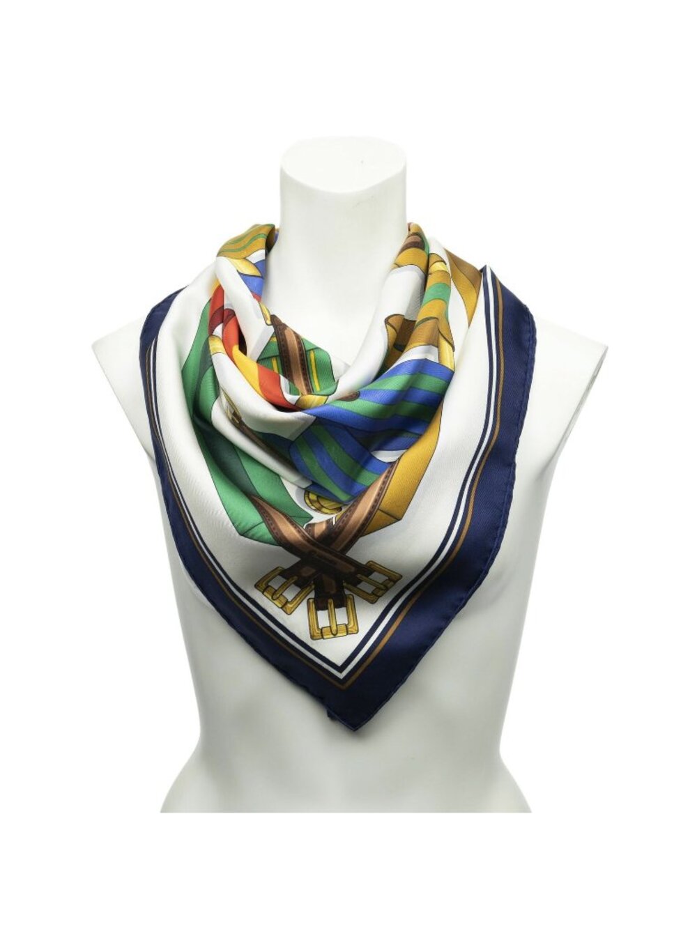 Hermes Scarf Navy